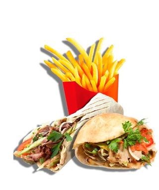 Menú pita 1 ud. y dürum 1 ud.