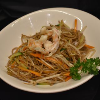 Soba con gamberi e verdure-210