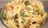 Penne Pasta in White Sauce