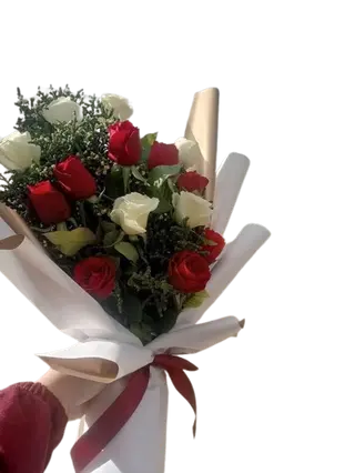 Bouquet Le Rouge Et Blanc