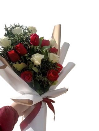 Bouquet Le Rouge Et Blanc