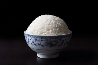 Plain white rice 