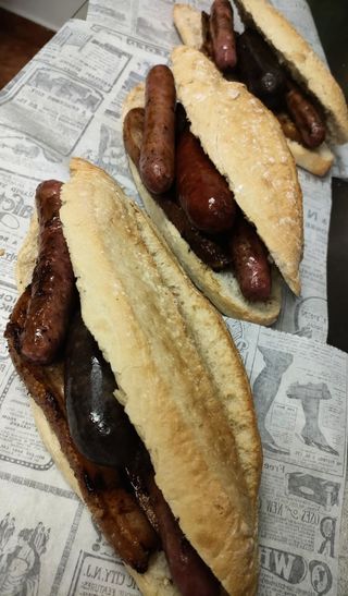Bocadillo a la brasa
