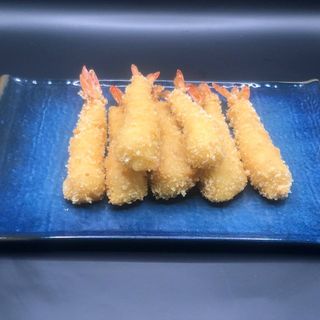 Тигрові креветки в темпурі