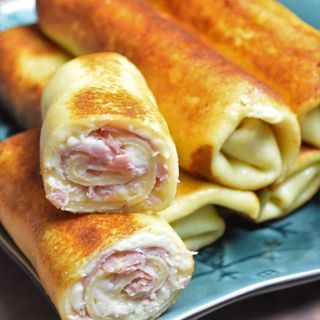 Crêpes Au Jambon Et Fromage