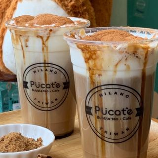 pucaccino (capuccino) cannella black sugar 