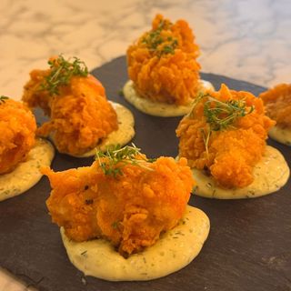 Նագեթ սպիտակ սոուսով