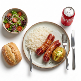 Menú salchichas 3 uds.