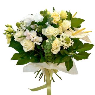 Buchet flori albe exotice