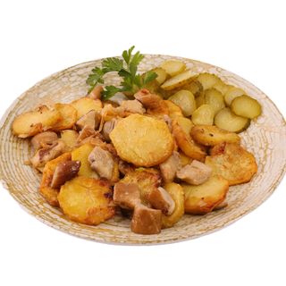 Cartofi ca la Buna cu hribi