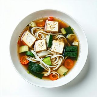 Zuppa tofu verdure