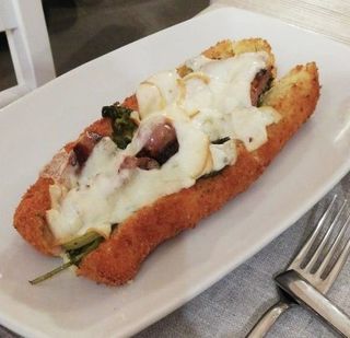 Crocchè broccoli e salsiccia 