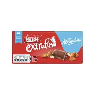 Chocolate Leche Extrafino Almendras Nestlé 123 Gr.