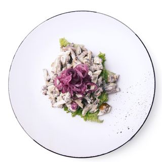 Салат з печінкою (200г)