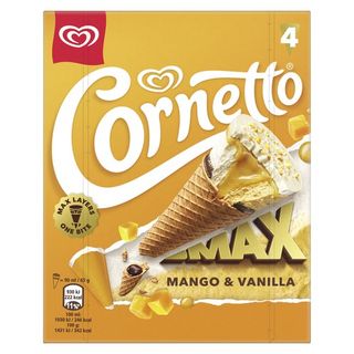 Cornetto Max Mango 4x90ml