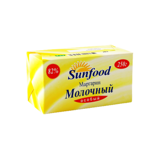 Մարգարին կաթնային Sunfood 250գր