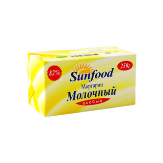 Մարգարին կաթնային Sunfood 250գր