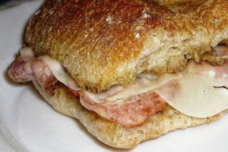 Bocadillo Bacon Con Queso