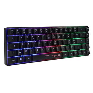 Teclado Gaming Con Cable Compacto 60% The G-Lab Keyz Hydrogen Negro - 3760162067569
