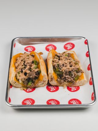 Philly cheese steak hot hoagie rolls 400gr