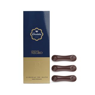 Línguas de Gato de Chocolate Negro