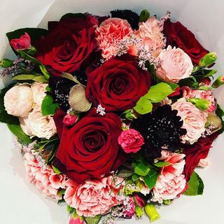 Bukiet czerwono-różowy M