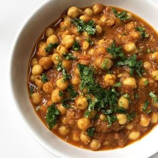 Chana Masala Plato De Verduras