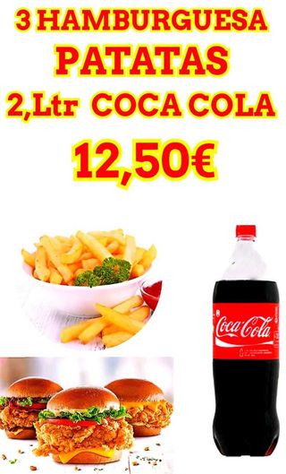 Oferta 3 Hamburguesas De Pollo