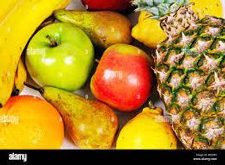 Frutta mista fritta ananas, mela, banana