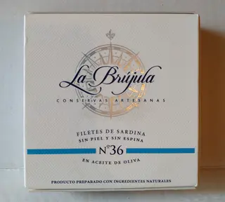 Filete De Sardina S/Piel  S/Espina En Acte. Oliv. La Brujula