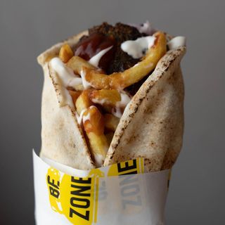 Shaorma cu no crispy de post la lipie