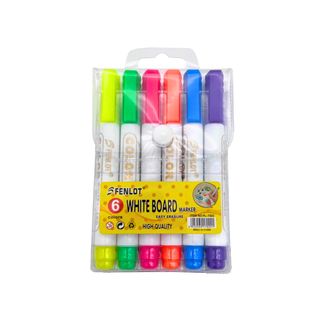 6 Feutres Fluo Pour Tableau