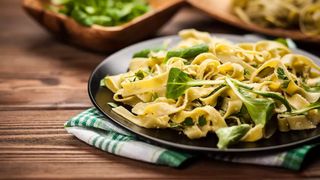Tagliatelle Aux Trois Fromages Champignon