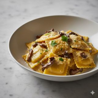 Quadre De Trompeta Con Fonduta