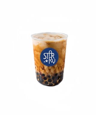 Black sugar tapioca milktea