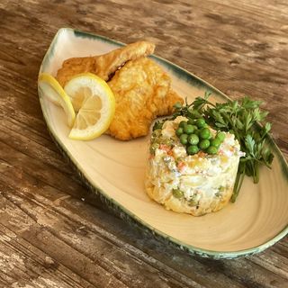 Filetes de Pescada com Creme de Marisco