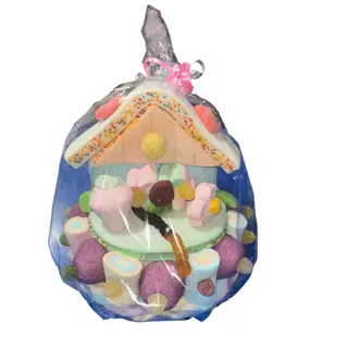tarta de chuches mini casita