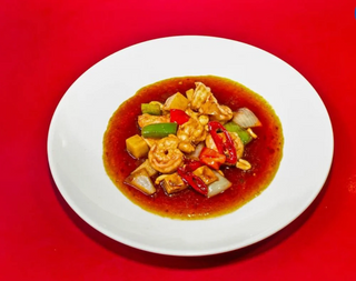 37. Gamberi alla gongbao (piccante)