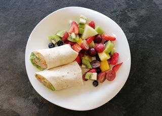 Wrap de Atum com Pesto