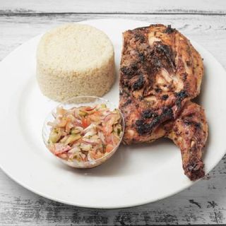 Attiéké Demi Poulet Grillé