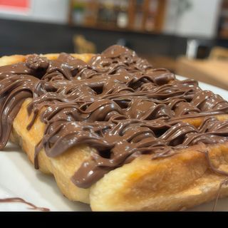 Gofre con nutella