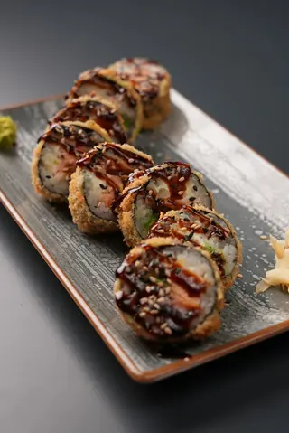 Tempura salmon