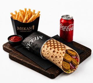 Menü piedina falafel