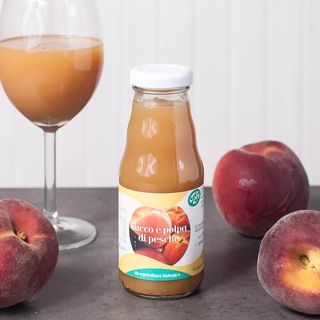 Succo bio di pesca - dolcificato con succo di mela
