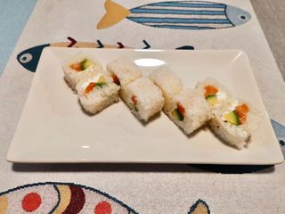 Flocon de salmón aguacate y queso 