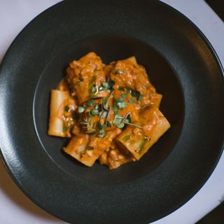 Paccheri con ragu di polpo
