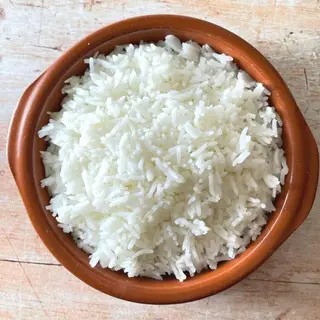 White Rice stew and protein