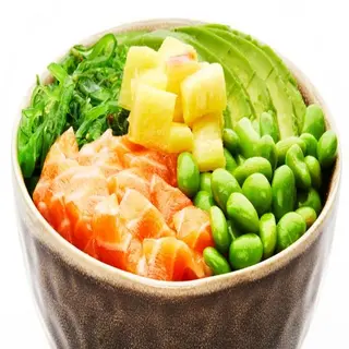 99. Poke salmon
