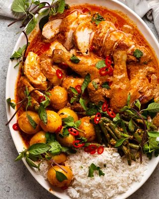 Red Curry Crispy Chicken