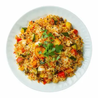 Biryani De Verdura Opción Vegano